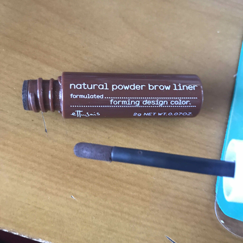 チップオン アイブロー ピンクブラウン/ettusais/パウダーアイブロウを使ったクチコミ（1枚目）