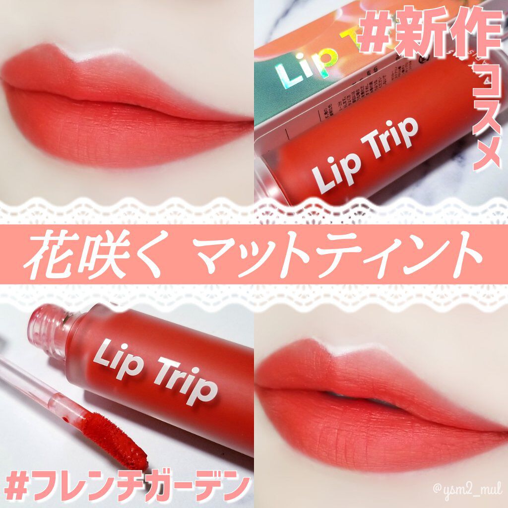 リップトリップフレンチガーデン/FAUX PAS PARIS/口紅を使ったクチコミ（1枚目）