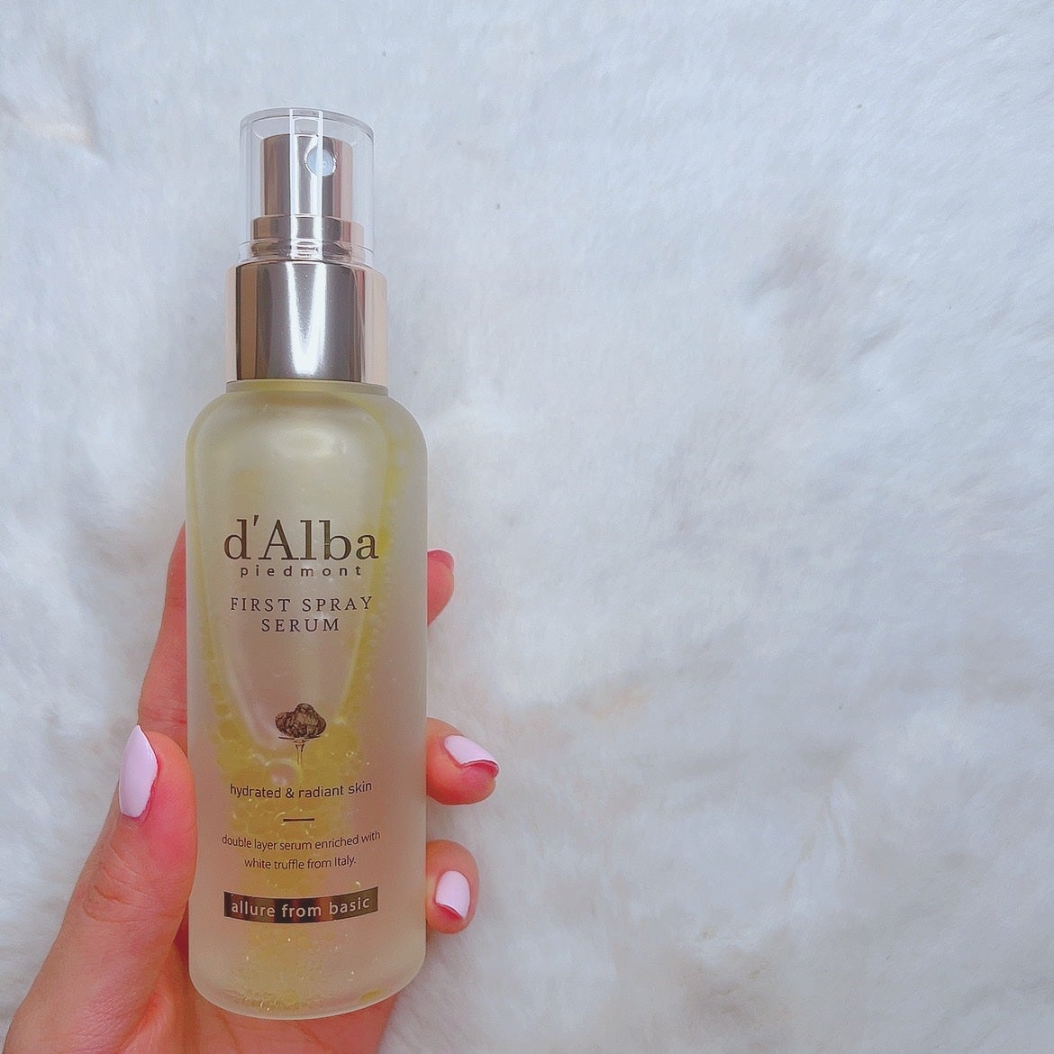 ダルバ ホワイトトリュフファーストスプレーセラム/ダルバ/ミスト状化粧水を使ったクチコミ(4枚目)