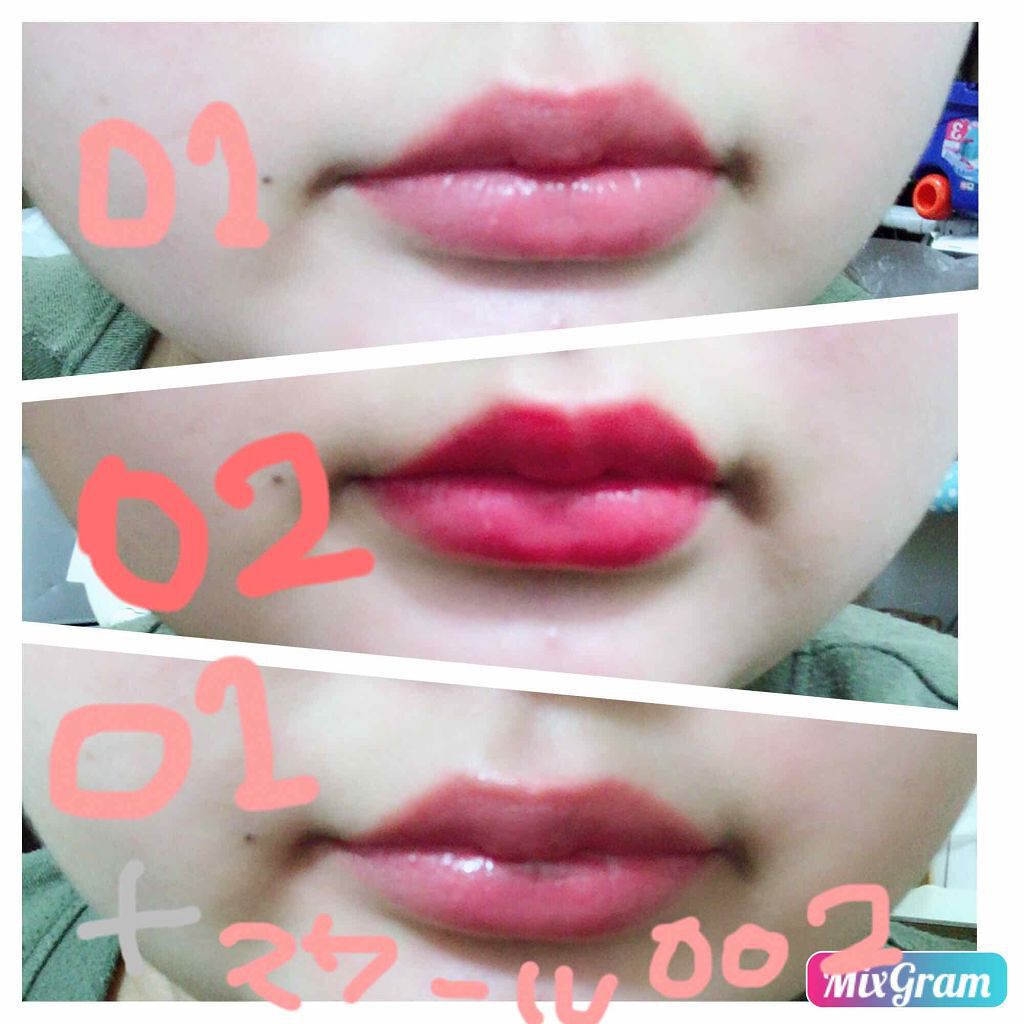 リップティントマット/キャンメイク/リップグロスを使ったクチコミ（2枚目）