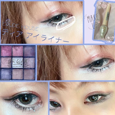 UR GLAM　BLOOMING EYE COLOR PALETTE/U R GLAM/アイシャドウパレットを使ったクチコミ（3枚目）