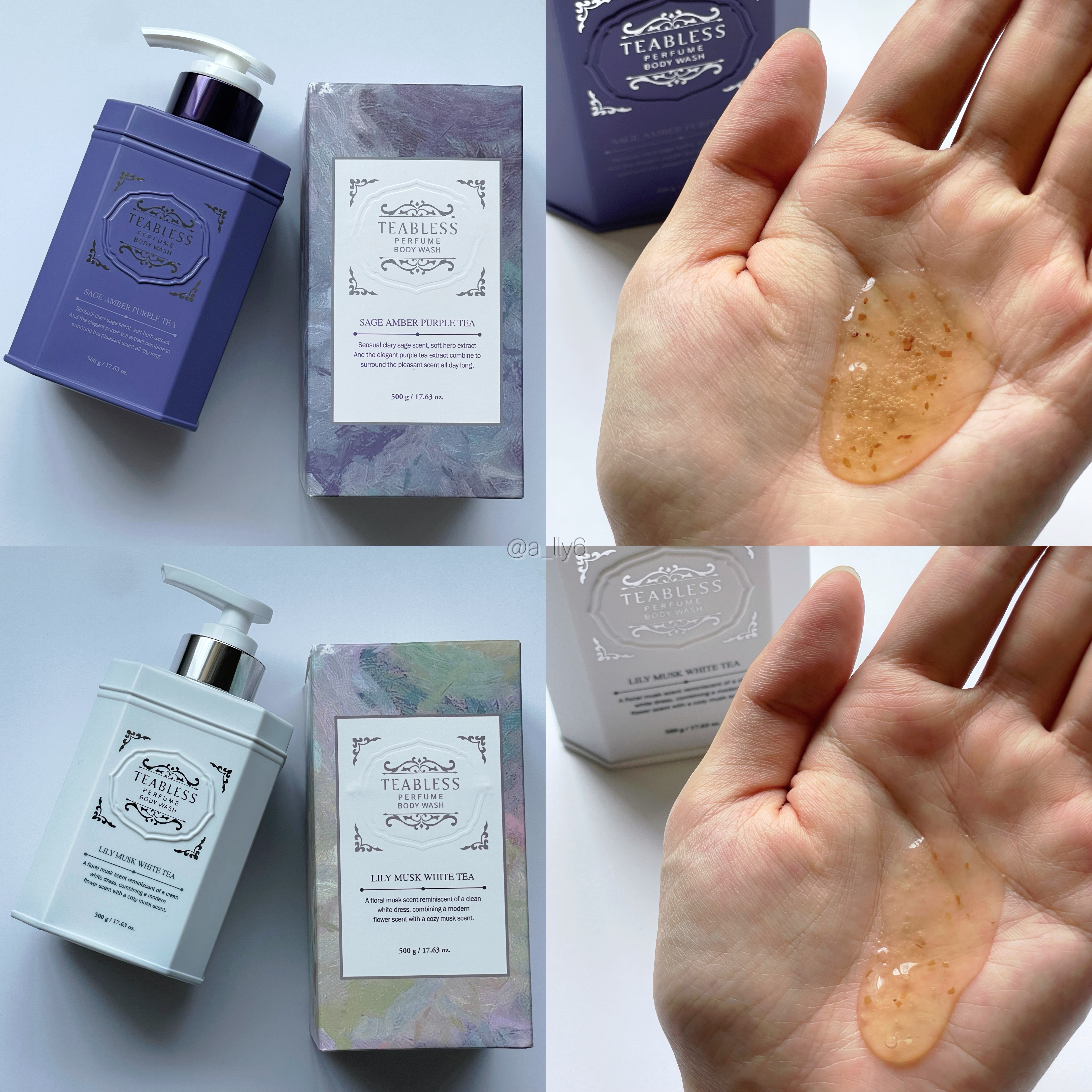 パフュームボディウォッシュ リリームスクホワイトティー/TEABLESS/ボディソープを使ったクチコミ（2枚目）