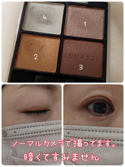 アイカラーレーション/LUNASOL/アイシャドウパレットを使ったクチコミ(2枚目)