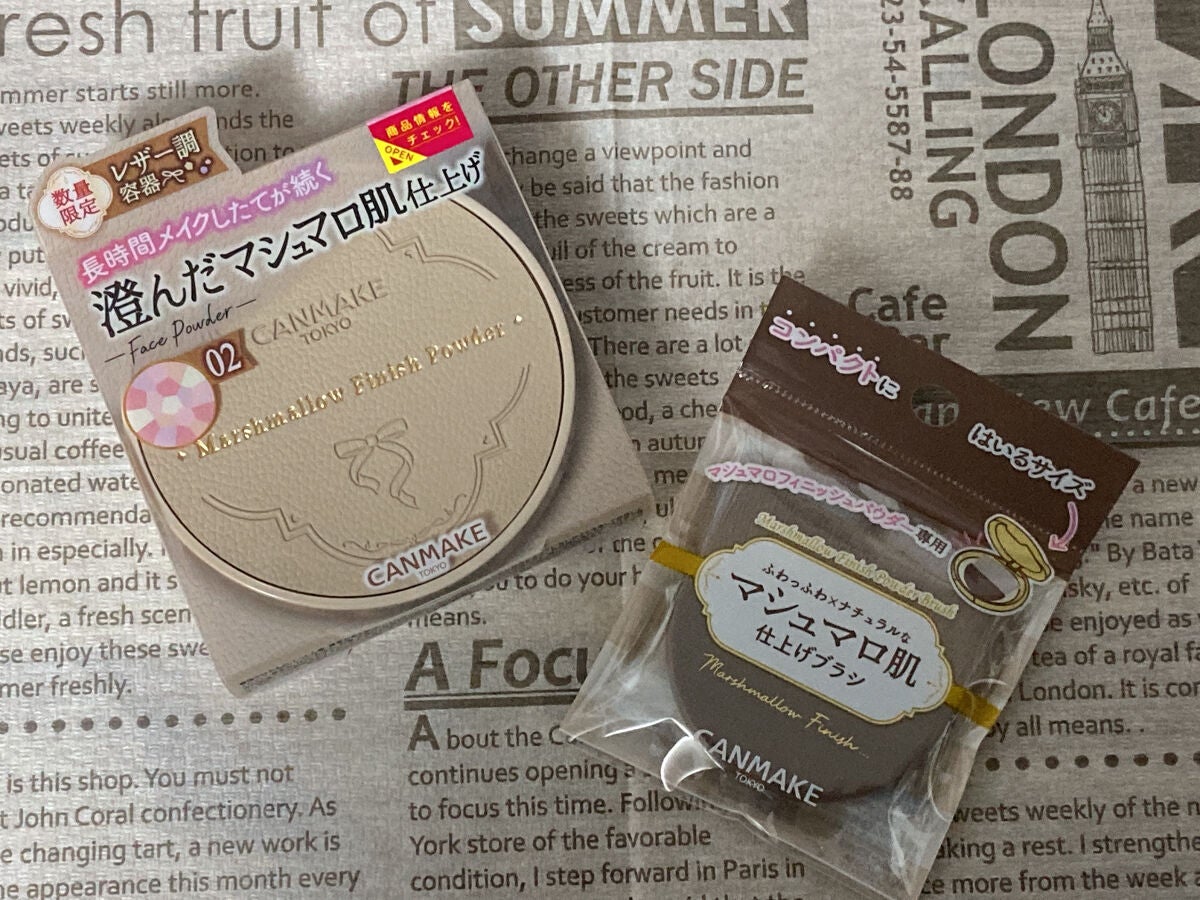 マシュマロフィニッシュパウダー ~Abloom~/キャンメイク/プレストパウダーを使ったクチコミ(1枚目)