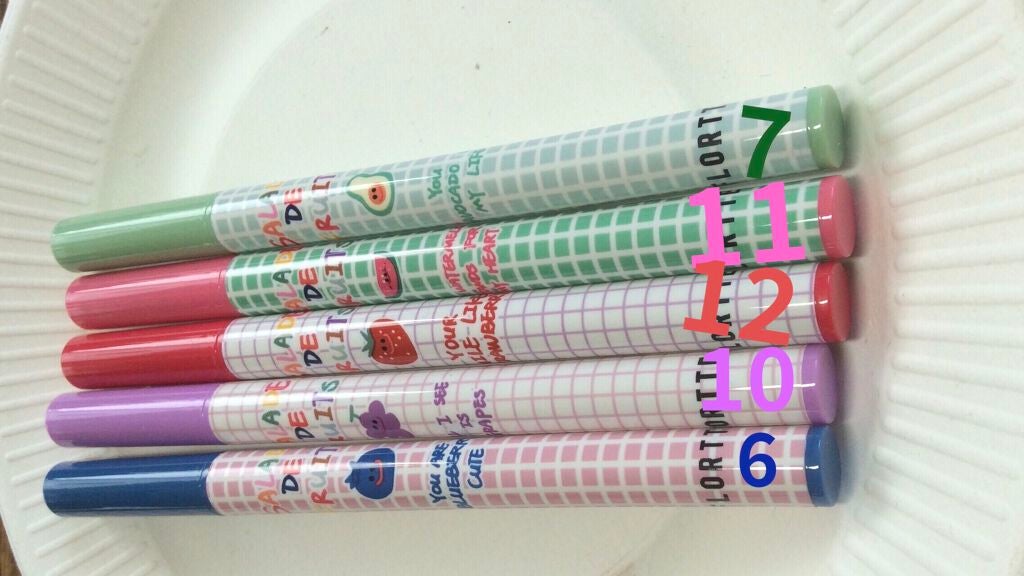 サラダdeフルーツカラーリキッドアイライナーWP/FLORTTE/リキッドアイライナーを使ったクチコミ(3枚目)