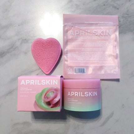ピンクアロエメレンゲクレンザー/APRILSKIN/その他洗顔料を使ったクチコミ(1枚目)