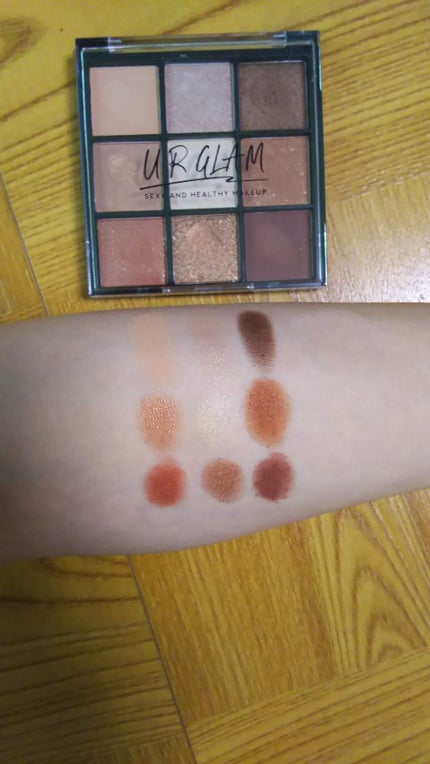 UR GLAM BLOOMING EYE COLOR PALETTE/U R GLAM/アイシャドウパレットを使ったクチコミ(1枚目)