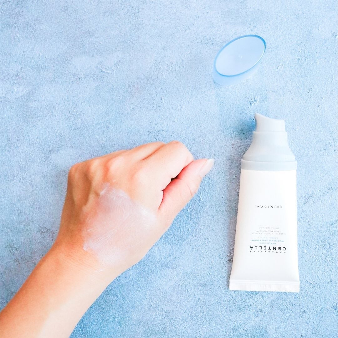 ヒアルーシカ ウォーターフィット サンセラム/SKIN1004/日焼け止めローションを使ったクチコミ(5枚目)