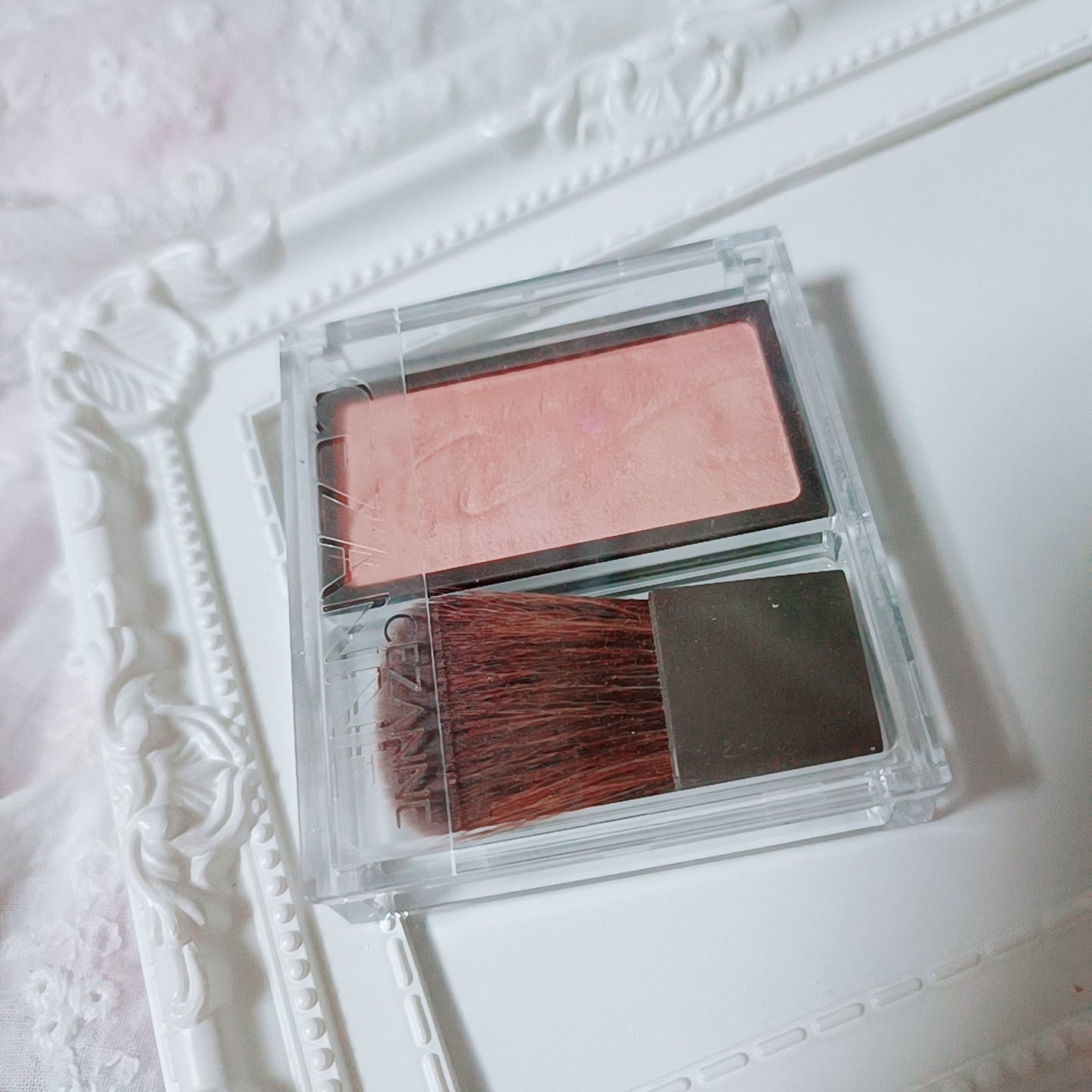 チークブラッシュ/CEZANNE/パウダーチークを使ったクチコミ(1枚目)