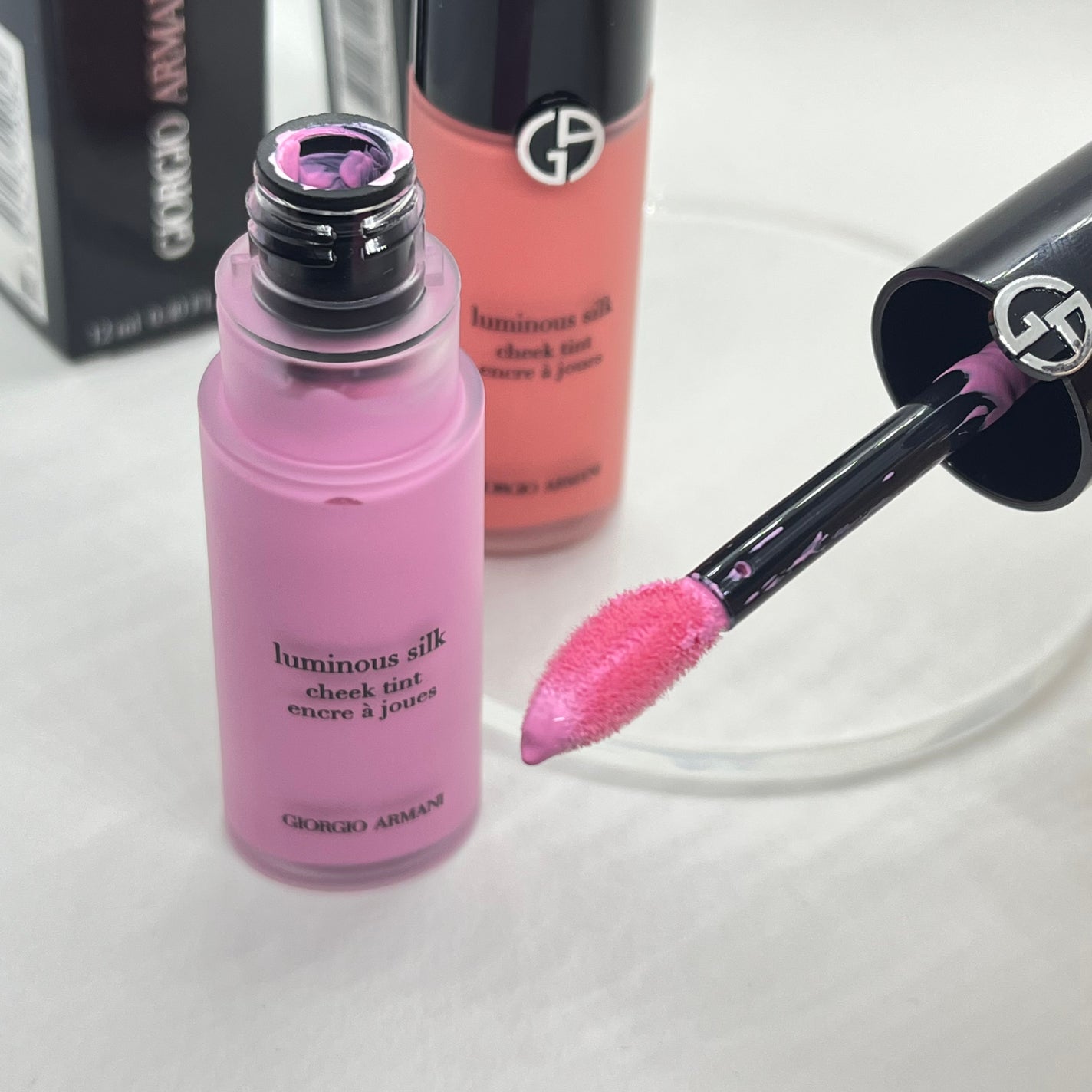 ルミナス シルク チーク ティント/ジョルジオ アルマーニ ビューティ/ジェル・クリームチークを使ったクチコミ(2枚目)