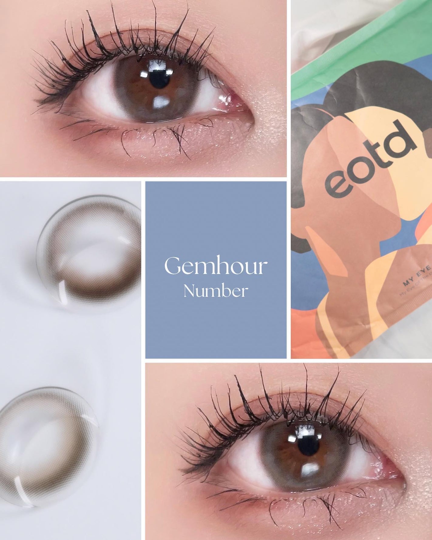 Number Series/Gemhour lens/カラーコンタクトレンズを使ったクチコミ(1枚目)