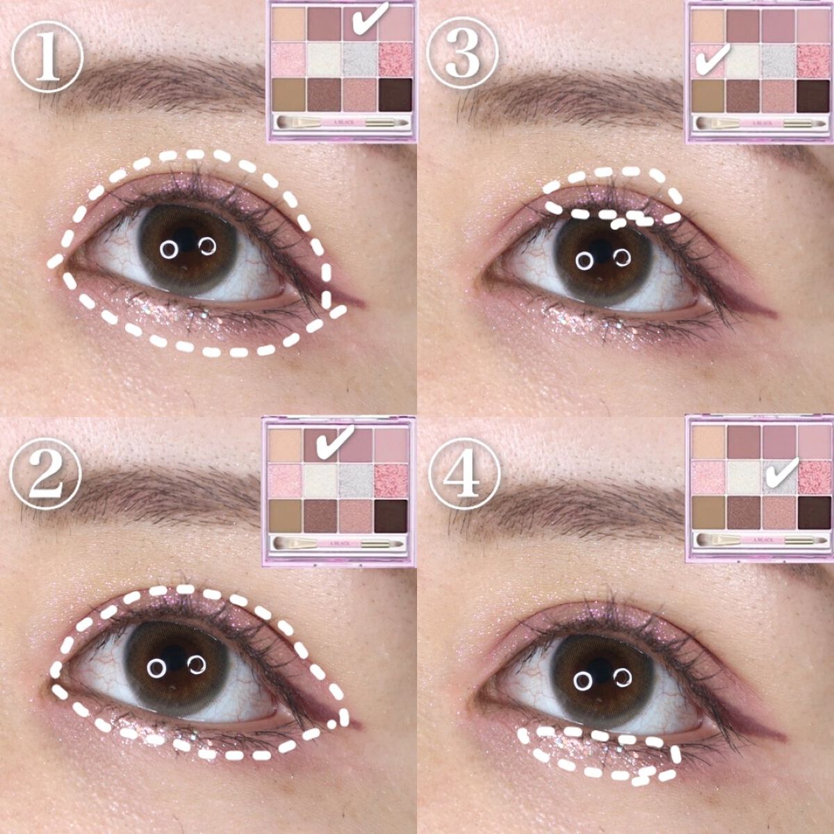 グラムチェンジマルチパレット/A.BLACK/マルチパレットを使ったクチコミ（2枚目）