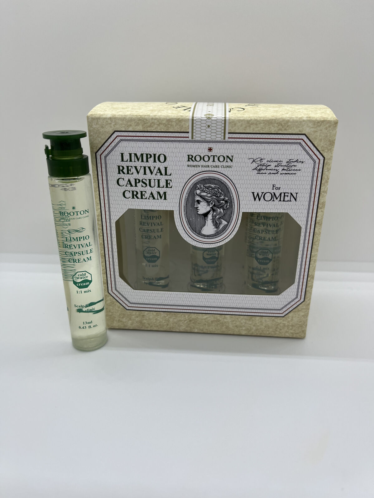 リンピオリバイバルカプセルクリーム (13ml*6個入り)/ROOTON/頭皮ローションを使ったクチコミ（1枚目）