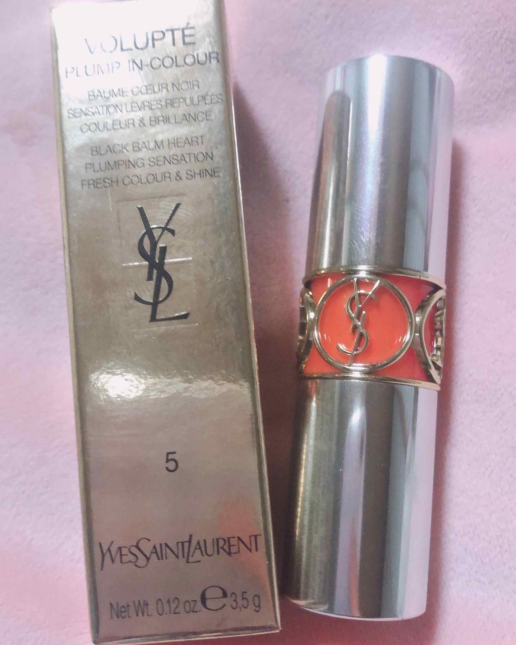 ヴォリュプテ プランプインカラー/YVES SAINT LAURENT BEAUTE/口紅を使ったクチコミ（1枚目）