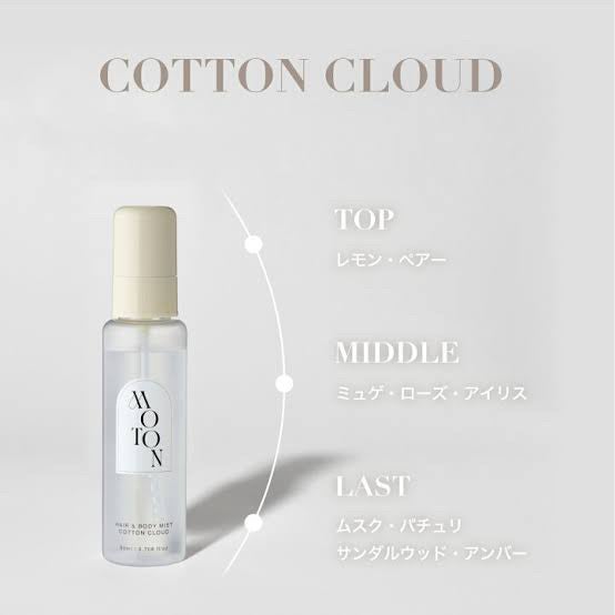 MOTON ヘア&ボディミスト コットンクラウド/MOTON/香水(レディース)を使ったクチコミ(3枚目)