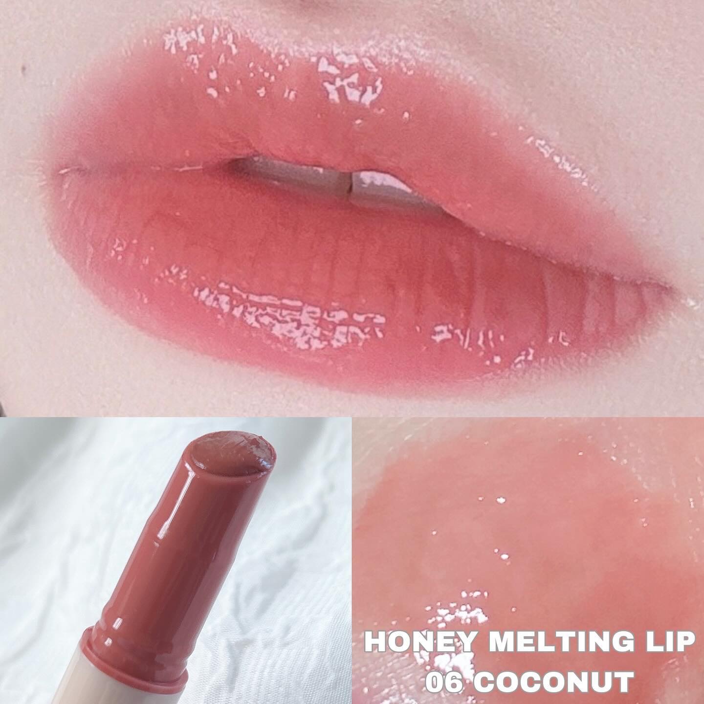 ハニーメルティングリップ/ネイチャーリパブリック/口紅を使ったクチコミ（2枚目）