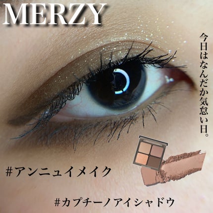 ムードフィットシャドウパレット/MERZY/アイシャドウパレットを使ったクチコミ(1枚目)