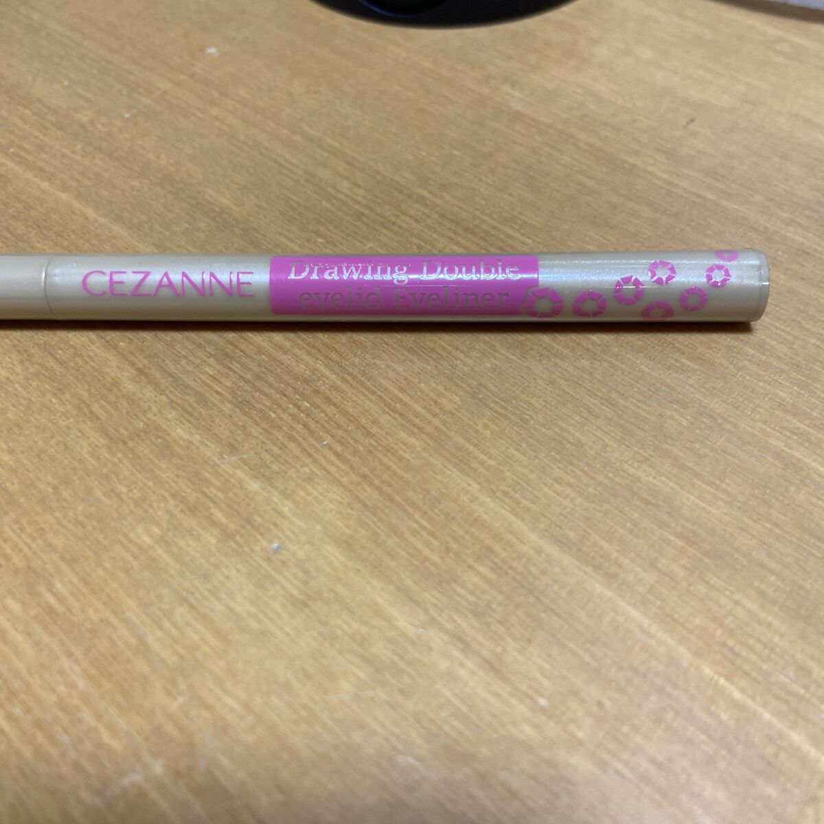 描くふたえアイライナー/CEZANNE/リキッドアイライナーを使ったクチコミ（1枚目）