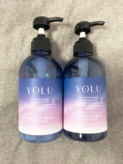 カームナイトリペアシャンプー/トリートメント/YOLU/市販シャンプーを使ったクチコミ(1枚目)