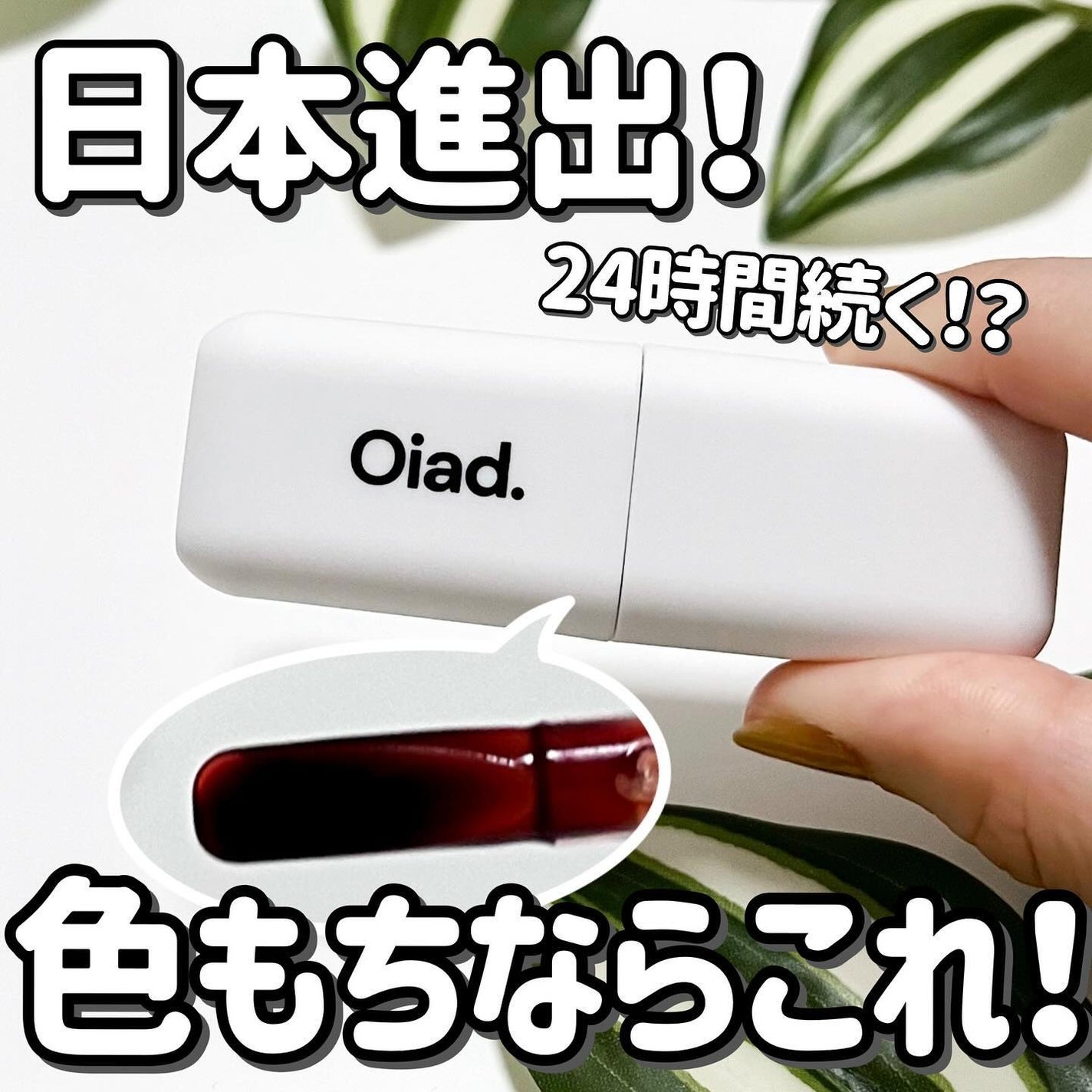 リップティーク/oiad/口紅を使ったクチコミ(1枚目)