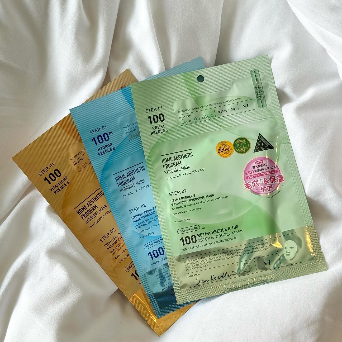 レチA リードルショット100 2ステップハイドロゲルマスク/VT/シートマスク・パックを使ったクチコミ（2枚目）