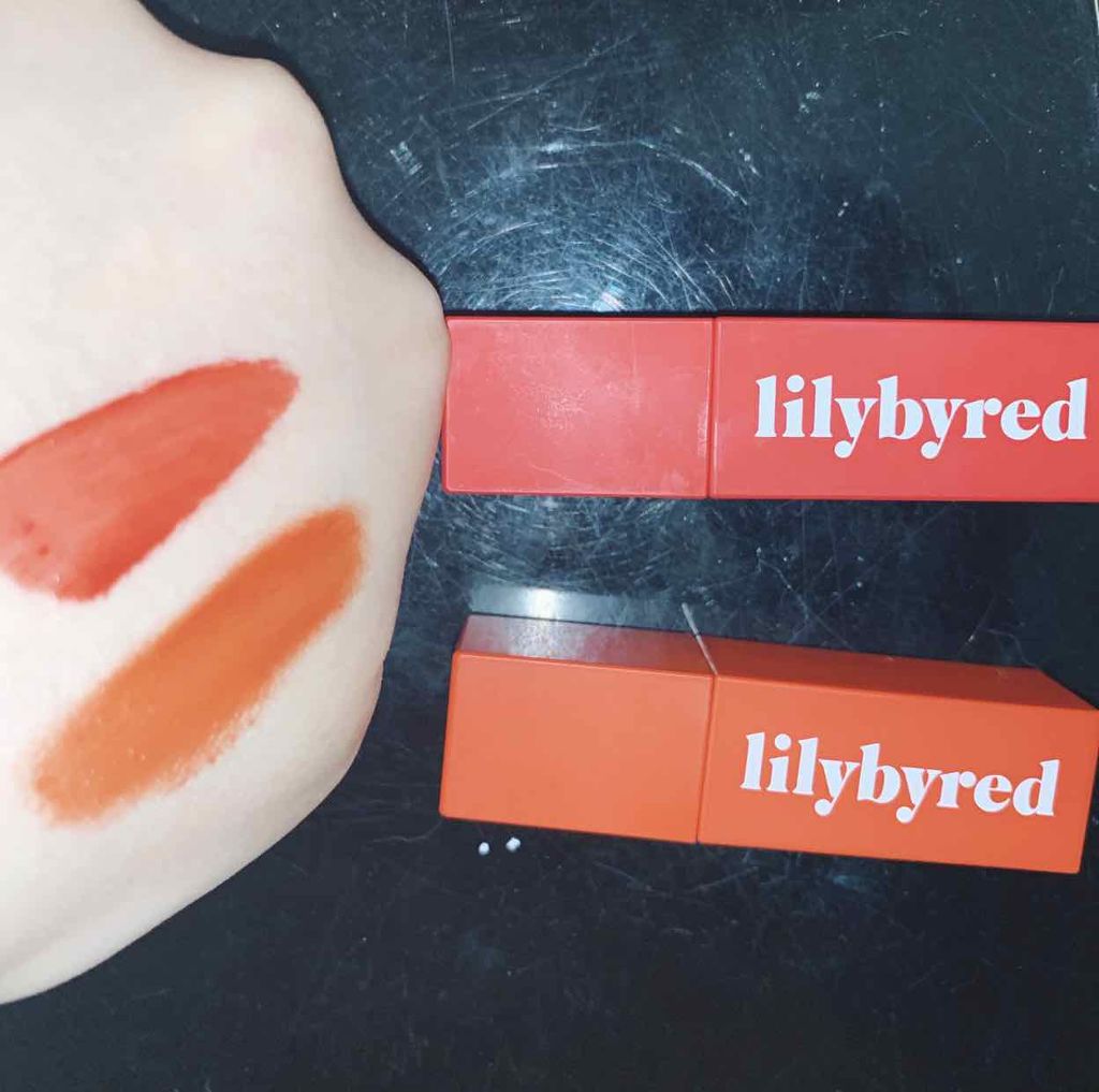 ブラッディライアー コーティングティント/lilybyred/リップティントを使ったクチコミ(2枚目)
