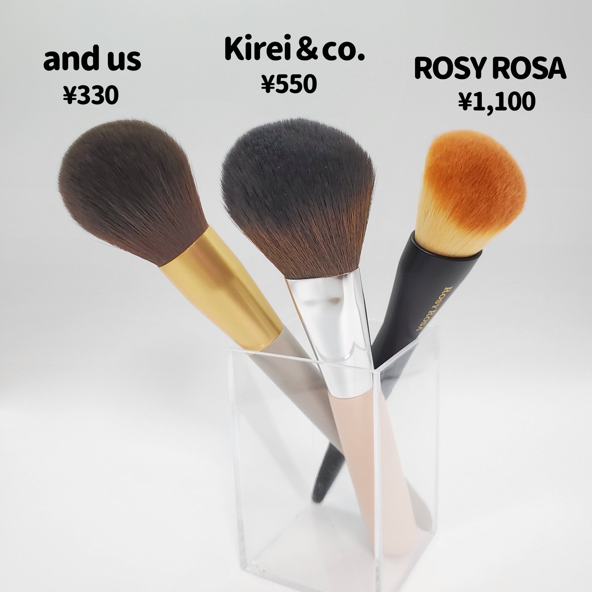パウダー用メイクブラシ/Kirei&co./メイクブラシを使ったクチコミ（3枚目）