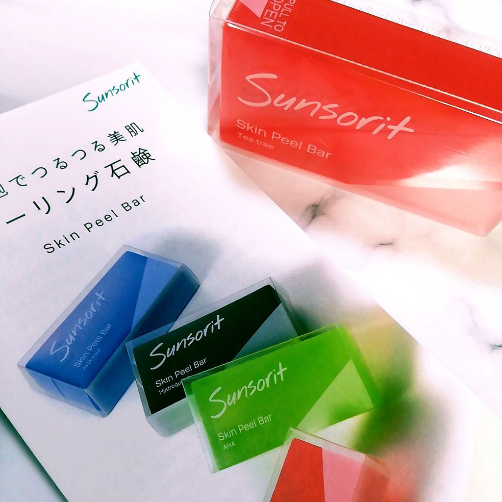 スキンピールバー ティートゥリー/サンソリット/洗顔石鹸を使ったクチコミ（1枚目）