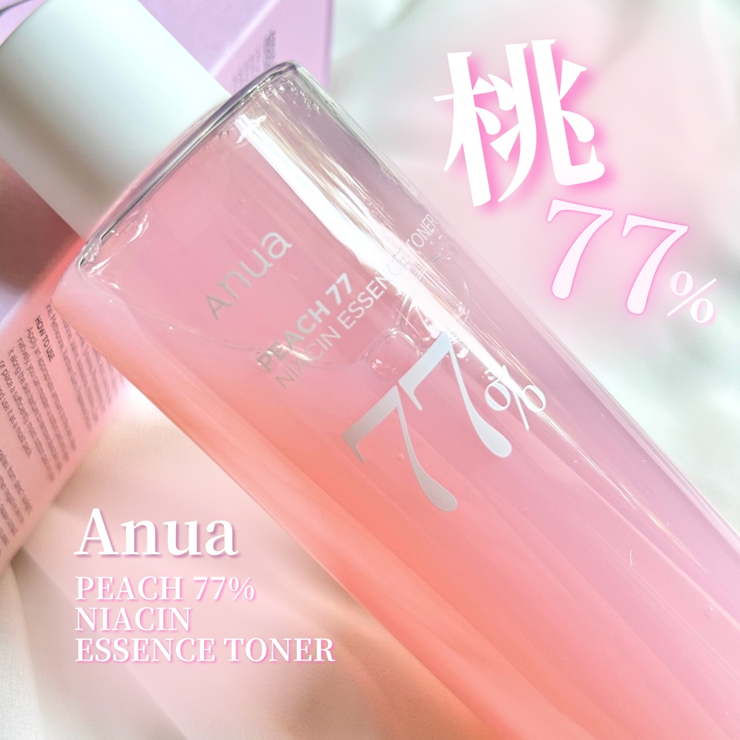 桃77％ナイアシンエッセンストナー 250ml/Anua/化粧水を使ったクチコミ（1枚目）