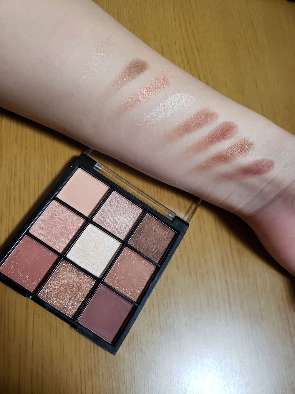 UR GLAM BLOOMING EYE COLOR PALETTE/U R GLAM/アイシャドウパレットを使ったクチコミ(2枚目)