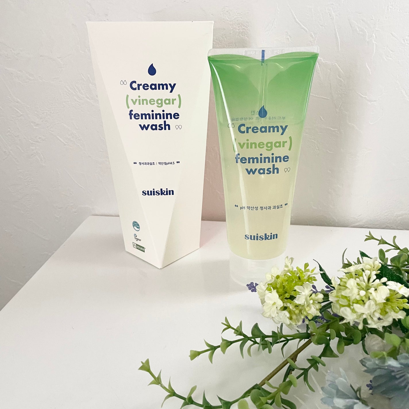 クリーミービネガーフェミニンウォッシュ/suiskin/ボディソープを使ったクチコミ(1枚目)