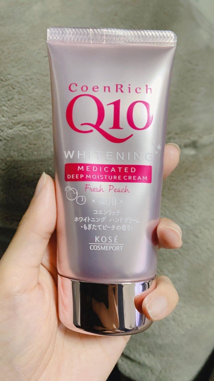 薬用ホワイトニング ハンドクリーム(もぎたてピーチ)/コエンリッチQ10/ハンドクリームを使ったクチコミ(1枚目)