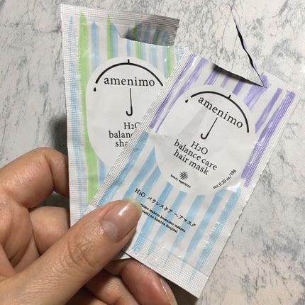 H2O バランスケア シャンプー&ヘアマスク 1dayお試し/amenimo(アメニモ)/トライアルキットを使ったクチコミ(1枚目)