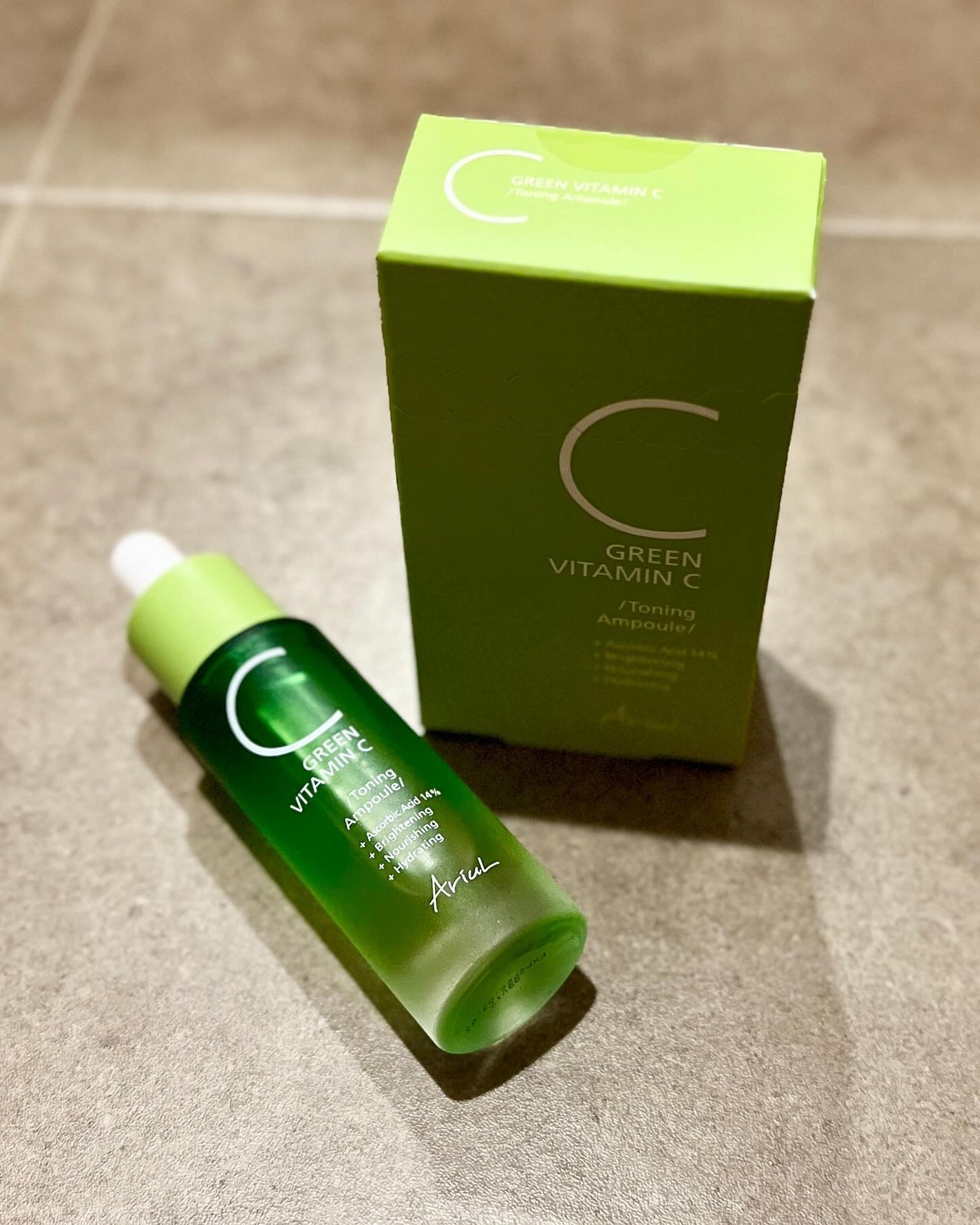 アリウル グリーンビタミンC トーニングセラム(アンプル)/Ariul/美容液を使ったクチコミ(2枚目)
