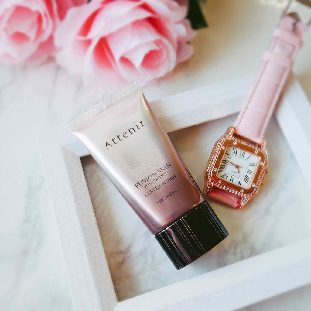 フュージョンスキンファンデーション ラスターフィニッシュ/アテニア/クリーム・エマルジョンファンデーションを使ったクチコミ(1枚目)