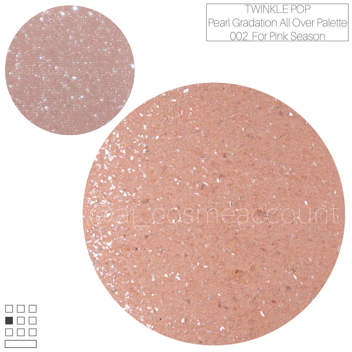 パールグラデーションオールオーバーパレット/TWINKLE POP/アイシャドウパレットを使ったクチコミ(7枚目)