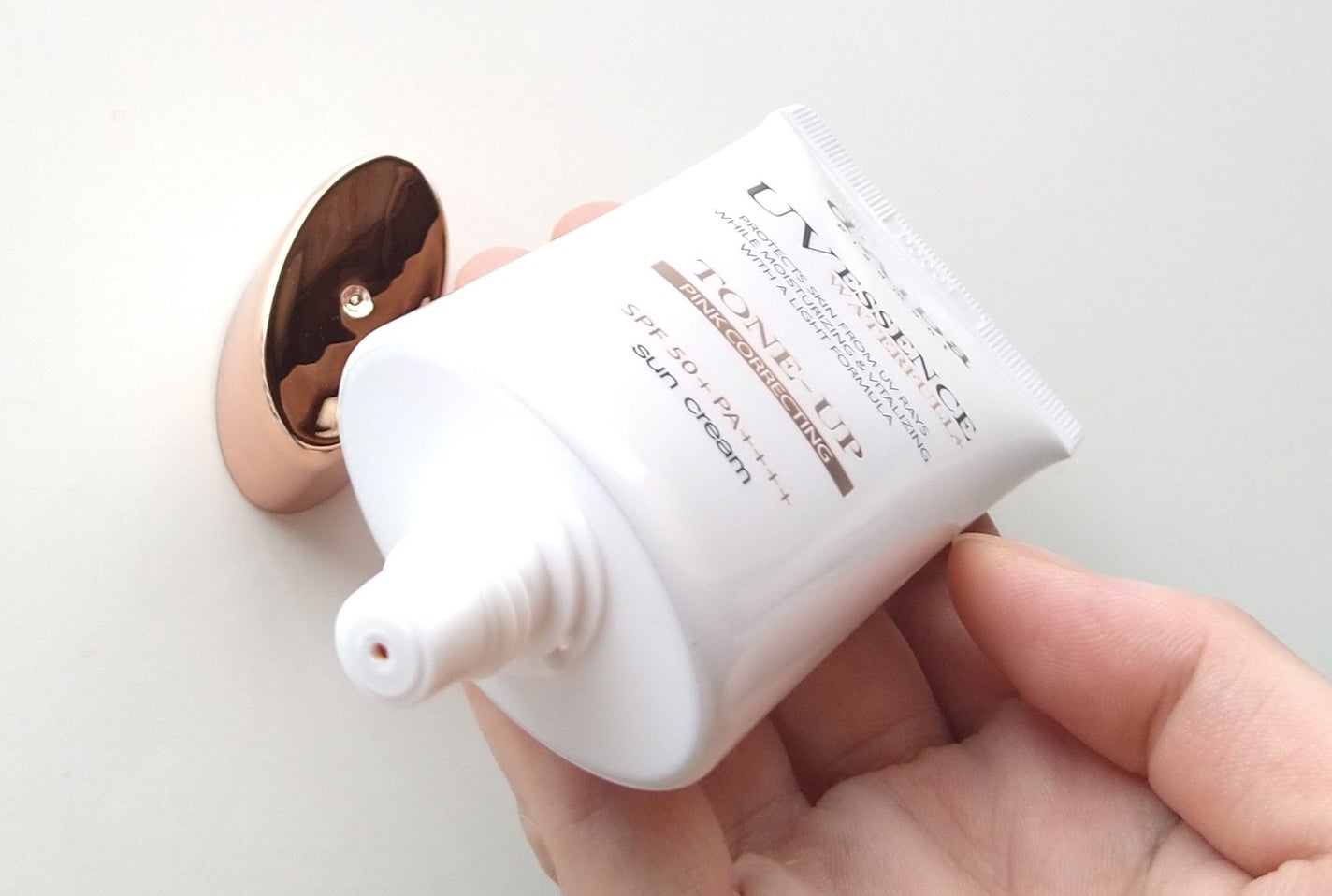 ウォータフルトーンアップサンクリーム/ダルバ/日焼け止めクリームを使ったクチコミ(2枚目)