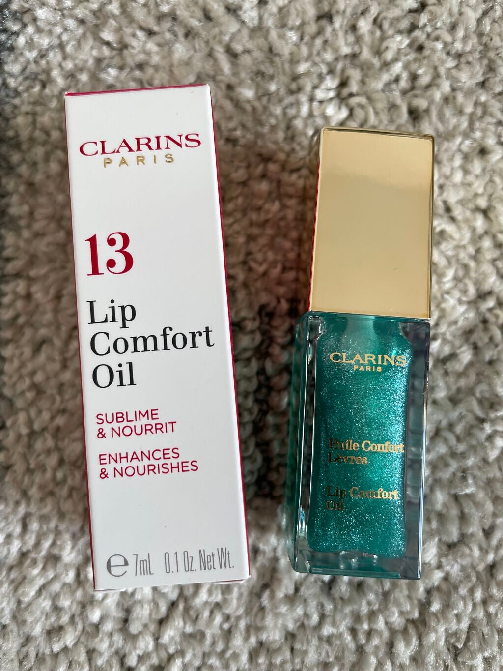 コンフォート リップオイル /CLARINS/リップグロスを使ったクチコミ(1枚目)