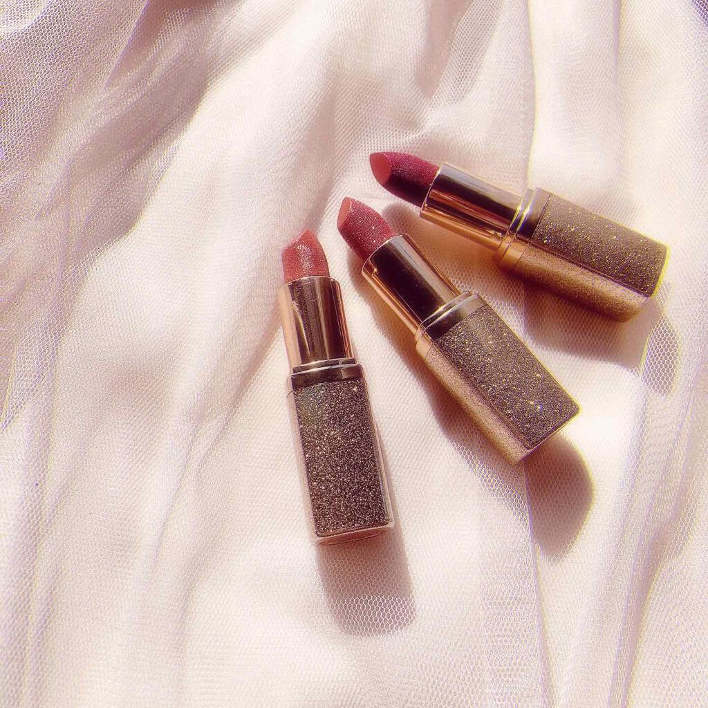 Diamond Lustre Crystal Lipstick/MAKEUP REVOLUTION/口紅を使ったクチコミ（1枚目）