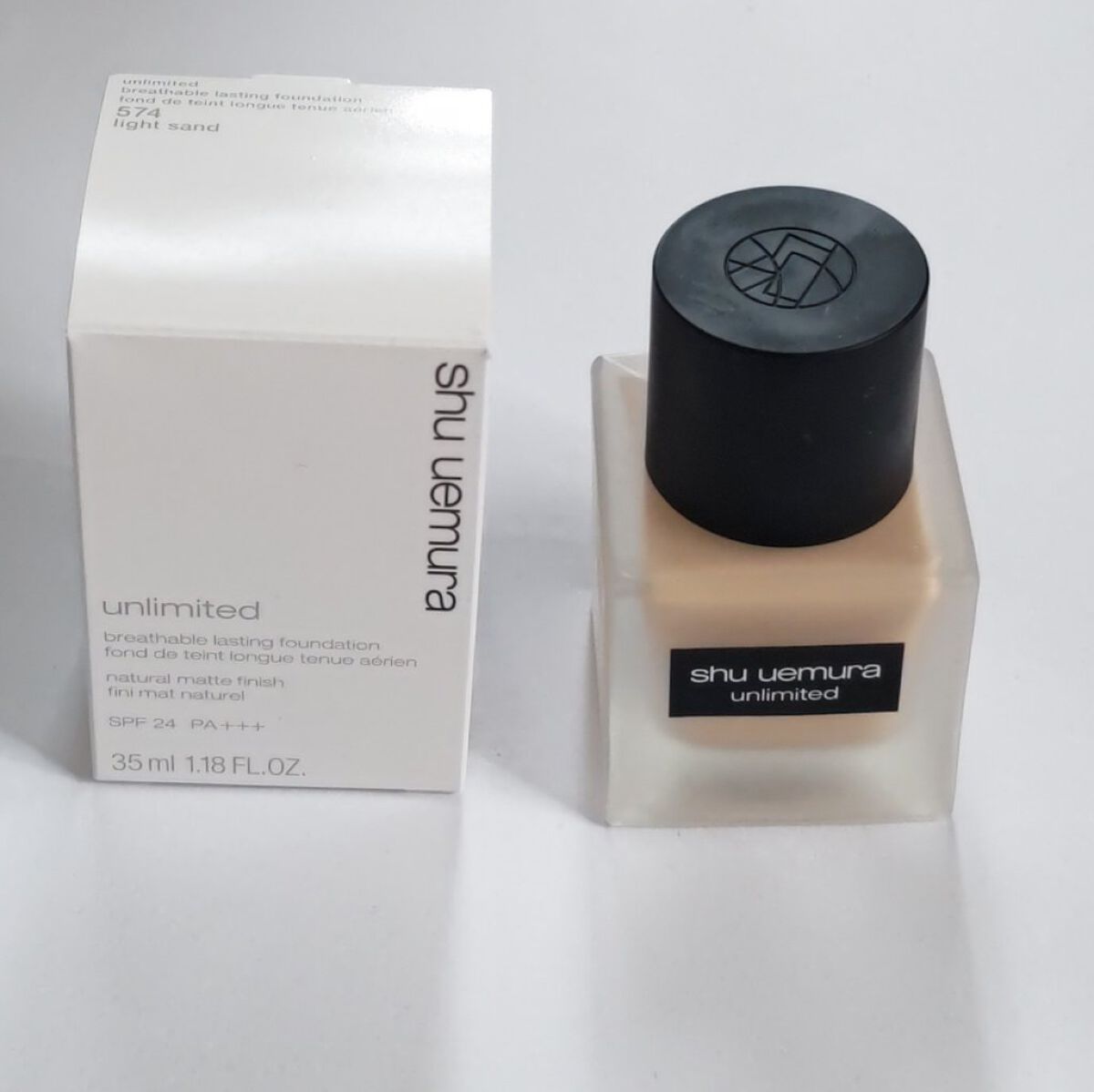 （旧）アンリミテッド ラスティング フルイド/shu uemura/リキッドファンデーションを使ったクチコミ（1枚目）