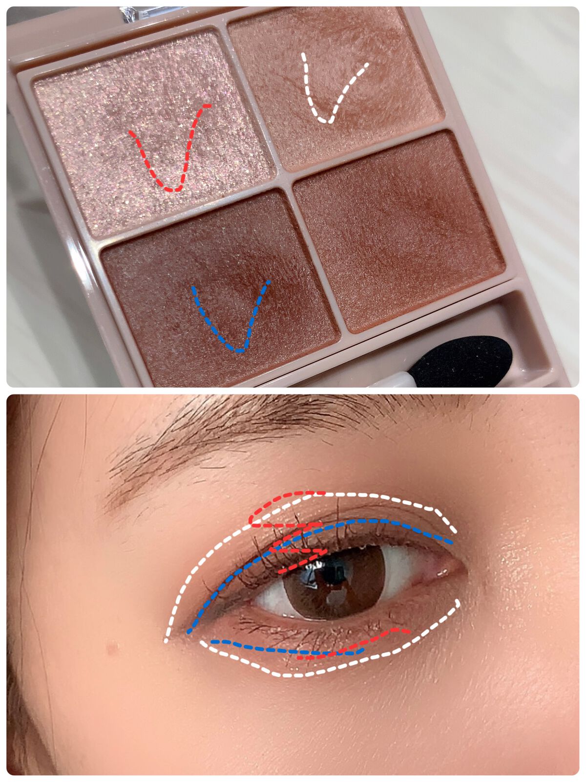 シルキースフレアイズ(マットタイプ)/キャンメイク/アイシャドウパレットを使ったクチコミ(5枚目)