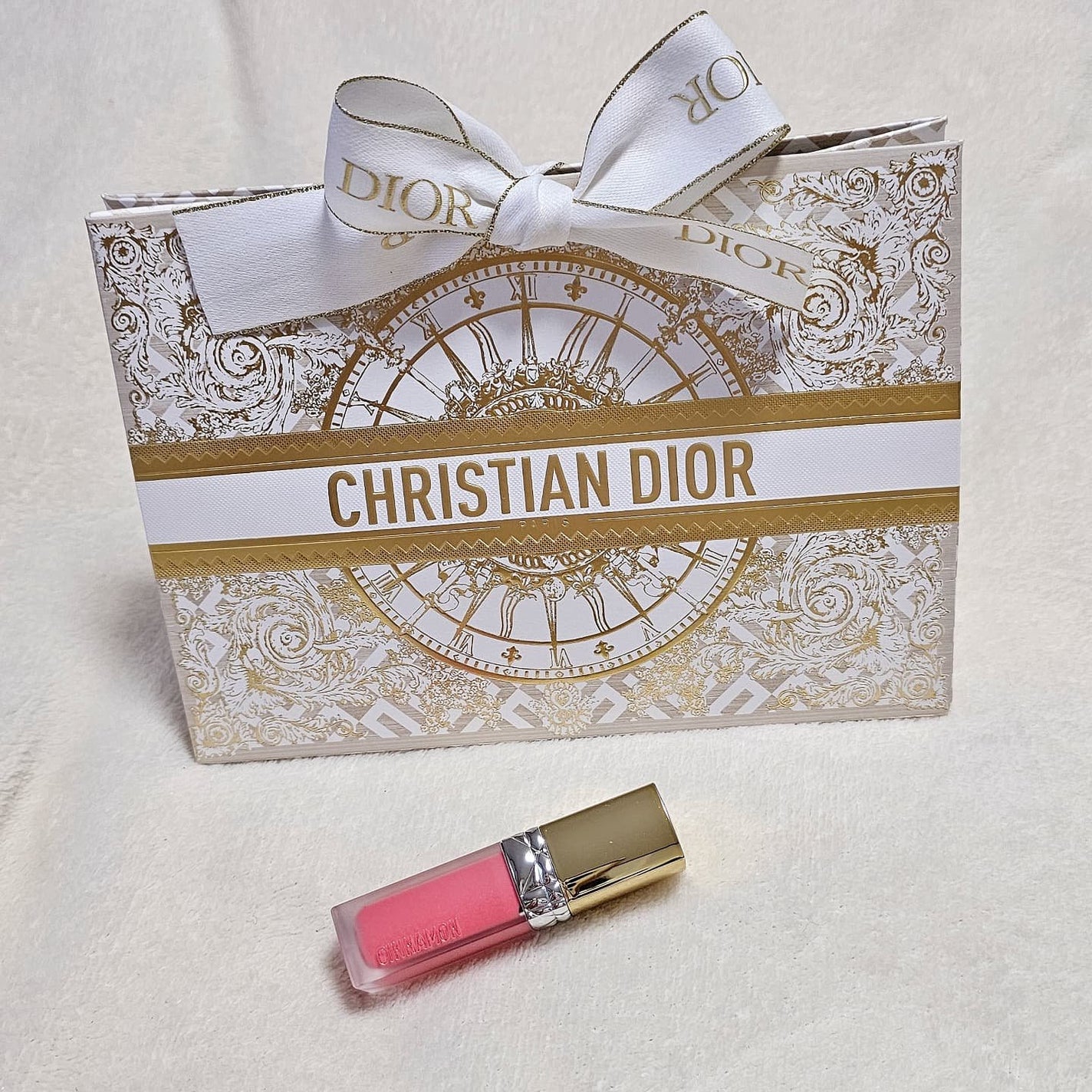 ルージュ ディオール フォーエヴァー リキッド シークイン(クリスマス コレクション 2024 限定品)/Dior/口紅・グロス・リップライナー・リップケアを使ったクチコミ(1枚目)