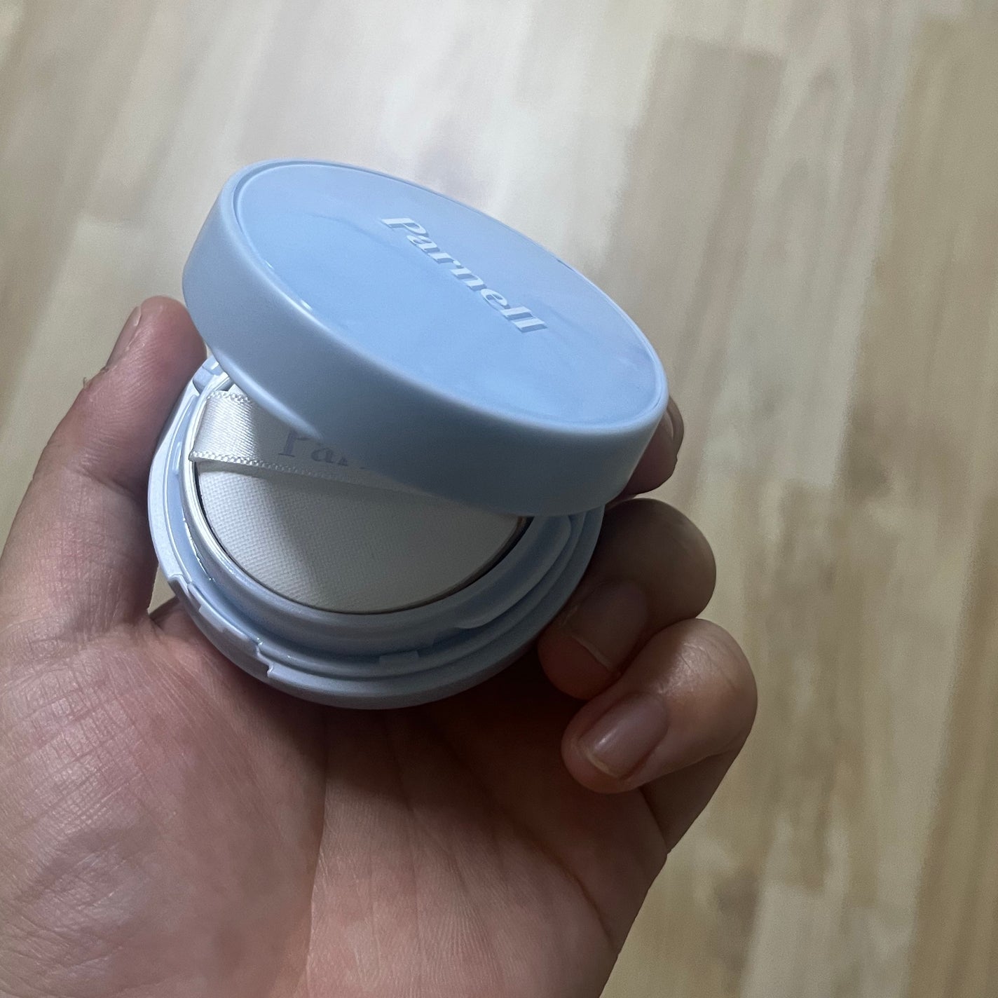 グラシアル バイオーム ウォーター ノーセバム クッション/parnell/クッションファンデーションを使ったクチコミ(2枚目)