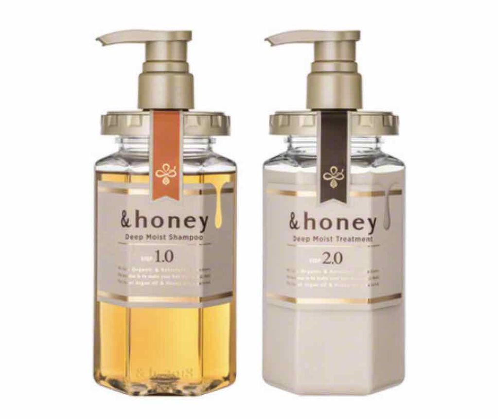 ディープモイスト シャンプー1.0／ヘアトリートメント2.0/&honey/市販シャンプーを使ったクチコミ（1枚目）