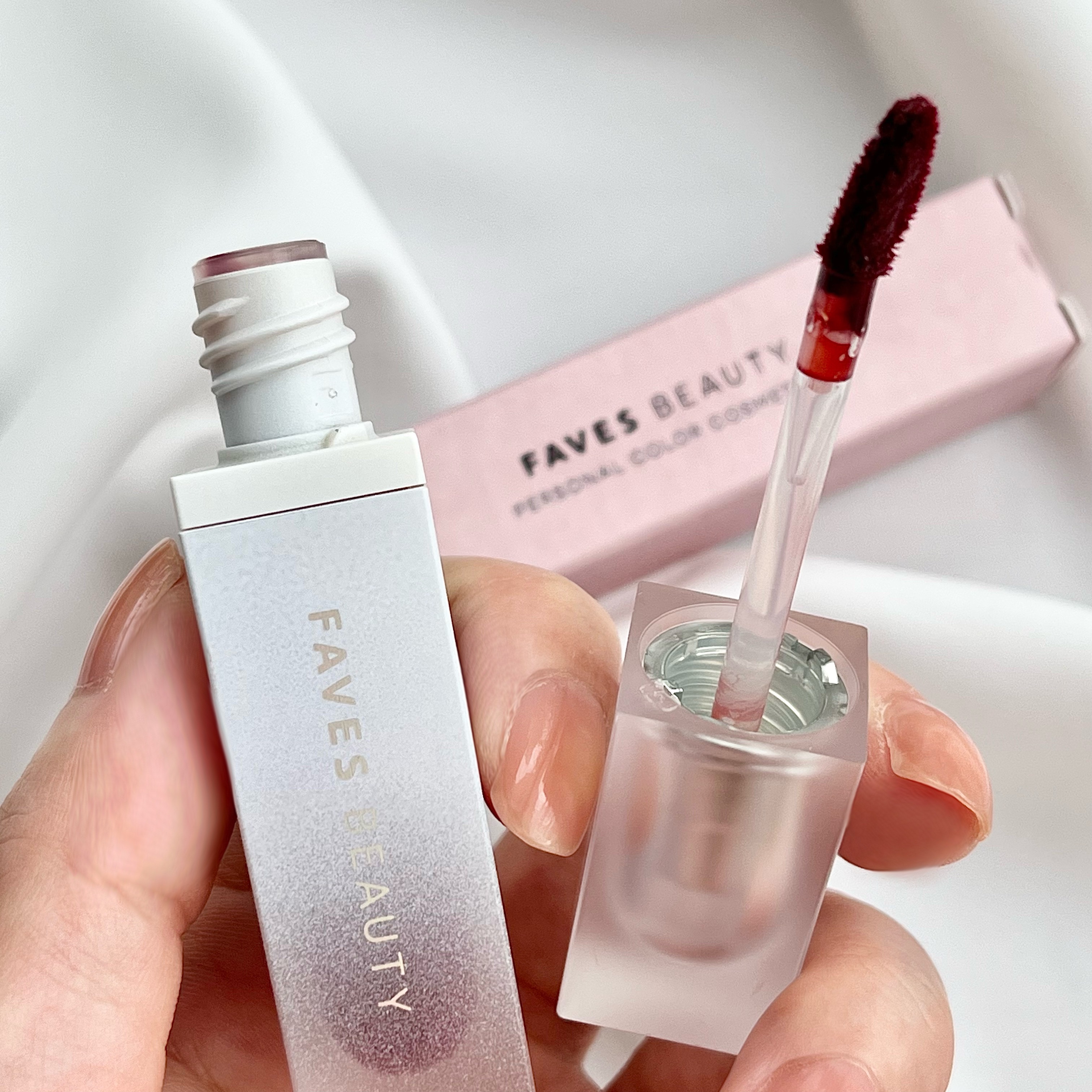 マイカラー ウォーターティント/FAVES BEAUTY/リップティントを使ったクチコミ（3枚目）