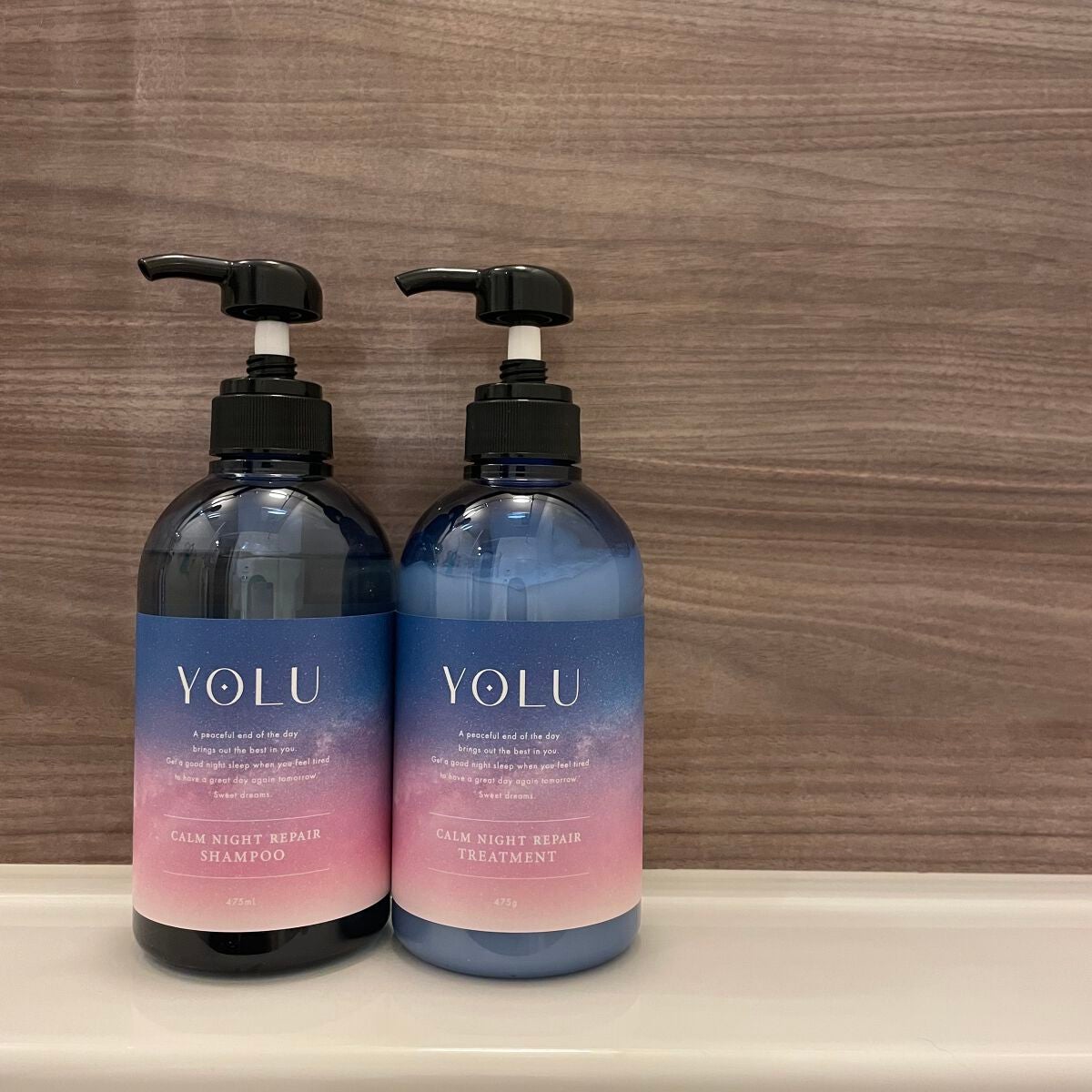 カームナイトリペアシャンプー/トリートメント/YOLU/市販シャンプーを使ったクチコミ(1枚目)