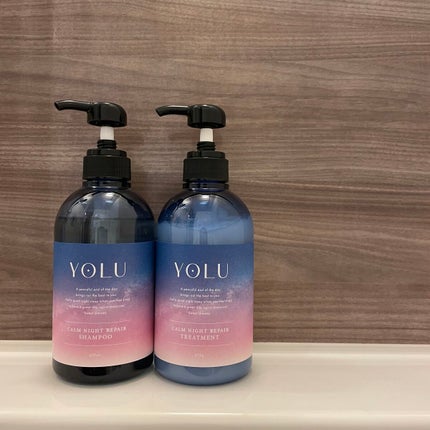 カームナイトリペアシャンプー/トリートメント/YOLU/市販シャンプーを使ったクチコミ(1枚目)