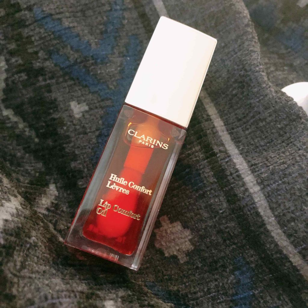コンフォート リップオイル  05 tangerine /CLARINS/リップグロスを使ったクチコミ（1枚目）