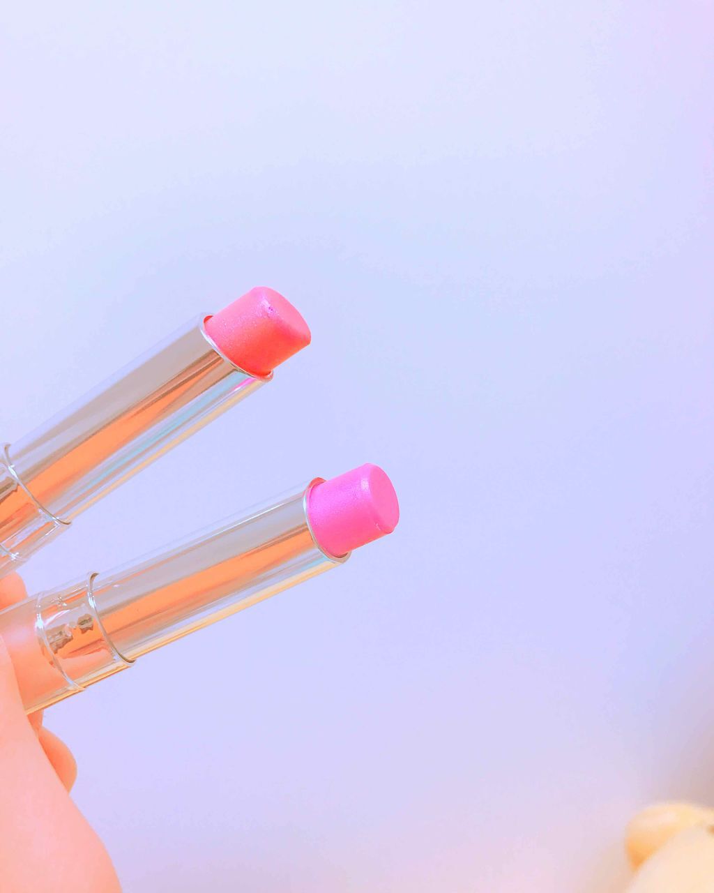 【旧】ディオール アディクト リップ グロウ 009 ホロ パープル/Dior/リップケアを使ったクチコミ（1枚目）