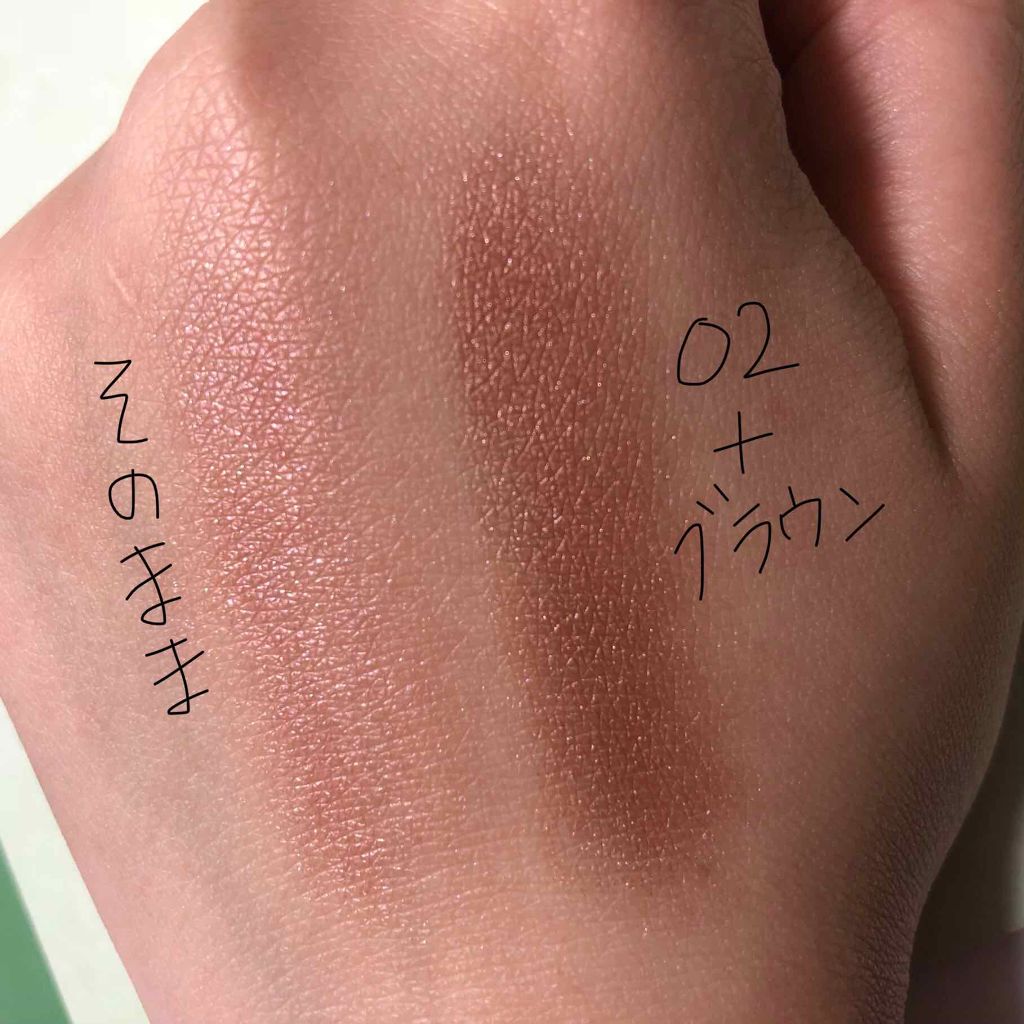 シングルカラーアイシャドウ/CEZANNE/単色アイシャドウを使ったクチコミ（2枚目）